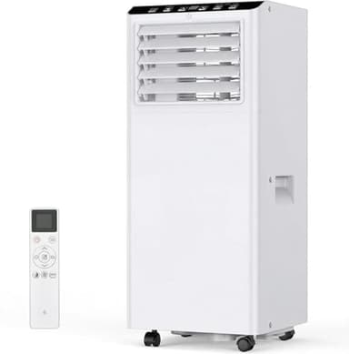Climatizzatore Portatile 9000Btu, 3-in-1 Condizionatore Portatile Senza Tubo-Ventilatore, Raffreddamento, Deumidificazione, 2,6kw Condizionatore Senza Unità Esterna[Classe Di Efficienza Energetica A]