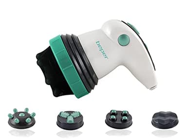 BEPER 40.500 Massaggiatore Anticellulite Donna 4 in 1, Massaggio a Raggi Infrarossi, Tripla Azione Circolare, Tonificante e Rassodante, Potenza Regolabile, 25 W