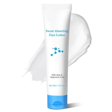 Lozione Viso Assorbi-Sudore, Lozione Idratante e -Regolatrice, Antiperspirante Naturale, Aiuta a Combattere la Sudorazione Eccessiva con Controllo degli Odori