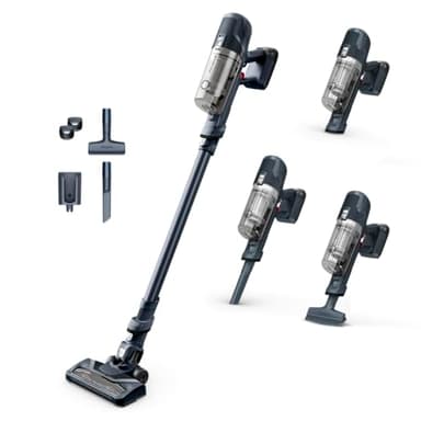 Rowenta X-Pert 6.60 Allergy, Aspirapolvere Senza Fili Potente, Scopa Elettrica Senza Fili con Contenitore Polvere da 0,55 L Facile da Pulire, Autonomia Fino a 45 Min, 100 W, RH6831EO
