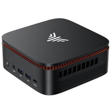 NiPoGi Essenx E1 Mini PC ΑΜD 3250U(Max 3.5GHz, 2C/4T, Migliore di 3200U/N100),8GB DDR4 256GB SSD Mini Desktop Computer, Doppia Display (DP1.4+HDMI2.0) WiFi 5 BT 4.2 Radeon Graphics W11 Pro