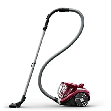 Rowenta Compact Power XXL Aspirapolvere Senza Sacco, Capacità 2.5 Litri, Potenza 900 W, Sistema di Filtraggio a 3 Livelli, Aspirapolvere Potente e Facile da Pulire, 2 Accessori, RO4B23