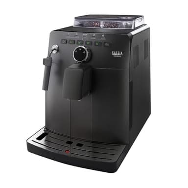 Gaggia HD8749/01 Naviglio Black - Macchina da Caffè Automatica, per Espresso e Cappuccino, Caffè in Grani, 15 bar, 1850W, 2L, Nero, 100% Made in Italy