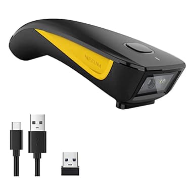 NETUM C750 Scanner di Codici a Barre Wireless USB 1D 2D QR Bluetooth Compatibile Piccola Tasca per Inventario Lettore di Immagini di Codici a Barre per Tablet iPhone iPad Android iOS PC POS
