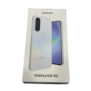 Samsung Galaxy A36 5G, Smartphone con Funzioni intelligenti, Display Super AMOLED 6.7", 6GB RAM, 128GB, Camera 50MP, Batteria 5.000 mAh, IP67, Awesome White (Samsung Galaxy A36 128GB 5G Dual SIM b)