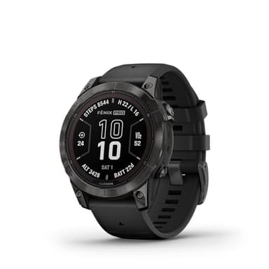 Garmin fēnix 7X Pro Solar, Smartwatch, Ricarica solare, 51mm, Torcia LED, Display 1,4", Touchscreen, +30 Sport, GNSS multi-band, Mappe, Musica, Pay, Autonomia 37 giorni, Slate Gray & Black