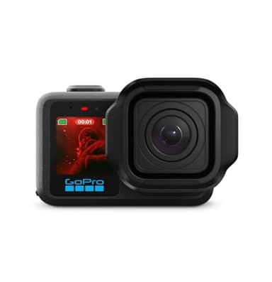GoPro MISSION 1 PRO - Action camera cinematografica compatta, video 8K60, sensore da 1", prestazioni avanzate in condizioni di scarsa illuminazione, foto da 50 MP, slow-motion, stabilizzazione