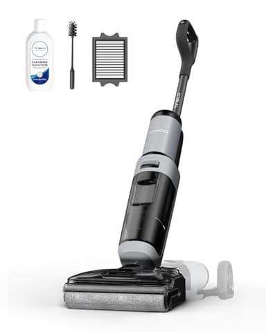 Tineco FLOOR ONE i5 Stretch Aspirapolvere Lavapavimenti, 20000Pa Potente, Aspira e Lava Insieme, Design Piatto 180°, Anti-Groviglio, Pulizia Bordi, Autonomia 30 Min, Serbatoi Capienti