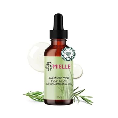 Mielle - Olio lisciante e rinforzante per capelli, al rosmarino e menta, 59 ml