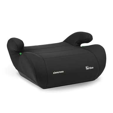 KikkaBoo i-UP Rialzo auto per bambini, i-Size, 125-150 cm, Seggiolino auto Gruppo 3, da 7 a 12 anni, da 22 a 36 kg, Rialzo auto, Facile installazione con cintura, Nero