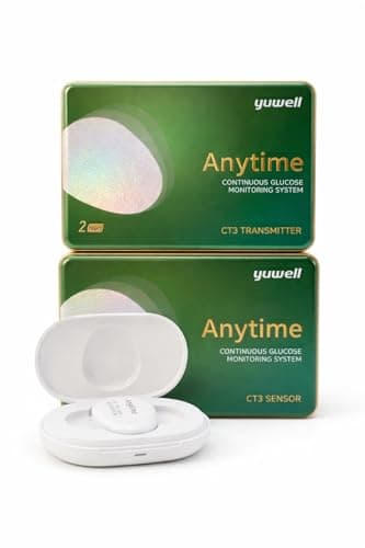 Sistema di Monitoraggio Continuo della Glicemia con Sensore Sottocutaneo e Trasmettitore Bluetooth | Controllo Glucosio in Tempo Reale e Senza Punture!