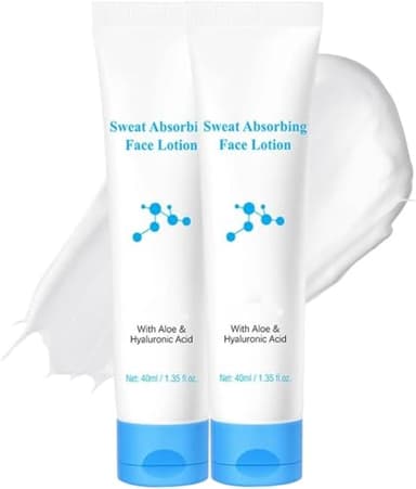Lozione Viso Assorbi-Sudore, Lozione Idratante e -Regolatrice, Antiperspirante Naturale, Aiuta a Combattere la Sudorazione Eccessiva con Controllo degli Odori