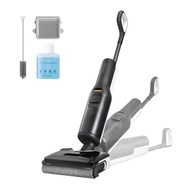 roborock F25 LT Aspirapolvere e Lavapavimenti Senza Fili, 20000 Pa, Autopulizia ad alta temperatura a 90 °C, Design Piatto 180°,Pulizia Bordi su Due Lati, Doppio serbatoio, Ideale per Pavimenti Duri