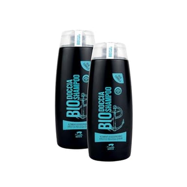 GATE14® Doccia Shampoo Bio Altamente Biodegradabile specifico per Acqua di Mare (2 FLACONI)