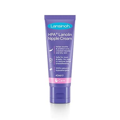 Lansinoh Lanolina Hpa 44302 Crema per Capezzoli Irritati, 40 Ml, 100% Naturale