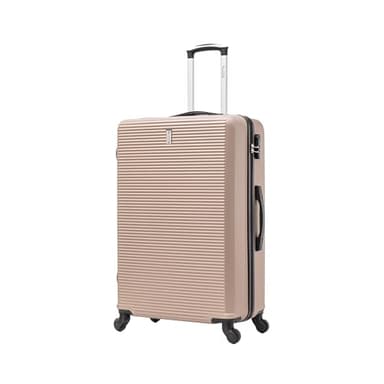 CELIMS - Valigia Grande 23 kg Rigida Champagne a 4 Ruote Leggera | Valigia da Stiva 75cm | Lucchetto Integrato | ABS | Trolley Grande 75cm con 4 Ruote