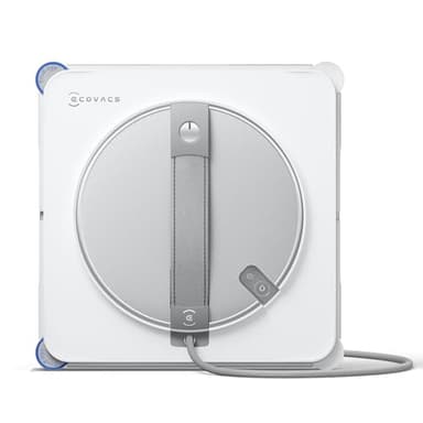 ECOVACS WINBOT W2S Robot Lavavetri, Intelligente da Bordo a Bordo con Tecnologia TruEdge™, Spruzzo d'Acqua a 3 Ugelli, Sistema di Protezione a 10 Livelli, Pianificazione del Percorso WIN-SLAM 4.0