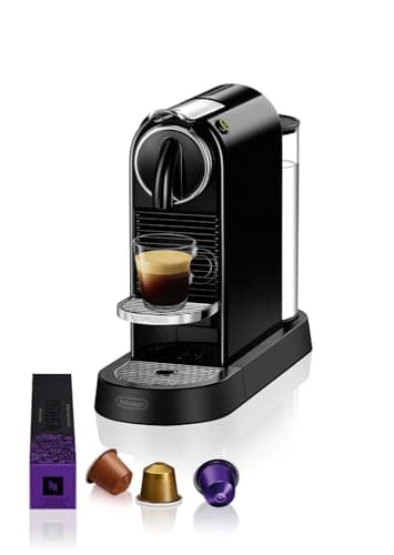 Nespresso Citiz EN167.B, Macchina da caffè di De'Longhi, Sistema Capsule Nespresso, Serbatoio acqua 1L, Colore Limousine Black