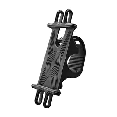 cellularline - Rider - Universal - Supporto Porta Smartphone in Silicone per Manubrio Tondo Bicicletta - Supporta Telefoni da 4,7” a 7,2”, Ultra Leggero
