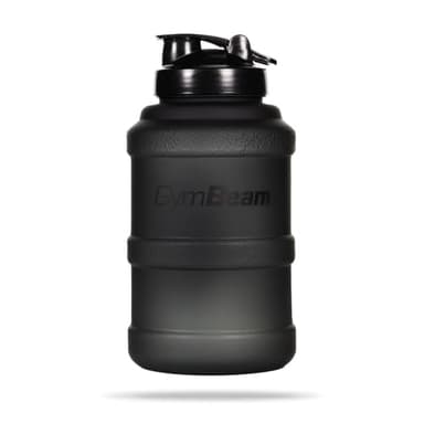 GymBeam Borraccia Sportiva Hydrator TT da 2.5L - Accessorio Fitness Trendy, Borraccia Acqua con Elegante, Borraccia Sport Innovativa con Coperchio e Collo Stretto (Nera)