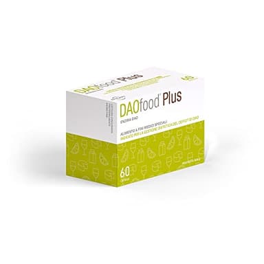 DR Healthcare - DAOfood Plus - Enzima DAO - Quercetina e Vitamina C - Contribuisce all’Equilibrio dell’Istamina Alimentare - 60 Capsule con Mini-Compresse Gastroresistenti di DAO