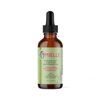 Mielle - Olio lisciante e rinforzante per capelli, al rosmarino e menta, 59 ml