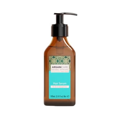 Arganicare | Gamma Argan | SIERO RIPARATORE | Con olio di Argan biologico | Capelli secchi e danneggiati | Protezione duratura | Ridurre la rottura | Dona lucentezza, forza e morbidezza | 100 ml