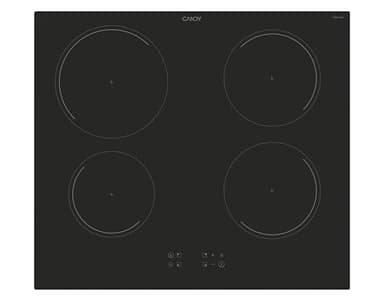 Candy Idea Piano Cottura a Induzione 4 Fuochi in Vetroceramica, Cottura Rapida con Funzione Booster, Power Management per Ottimizzare i Consumi, Blocco di Sicurezza, 59 x 52 x 6 cm, Nero - CITT642C/E1