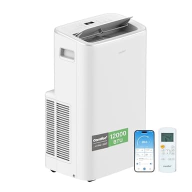 COMFEE Condizionatore Portatile 4-in-1, Potenza da 12000 BTU/ora, Raffrescamento, Ventilazione, Riscaldamento, Deumidificazione