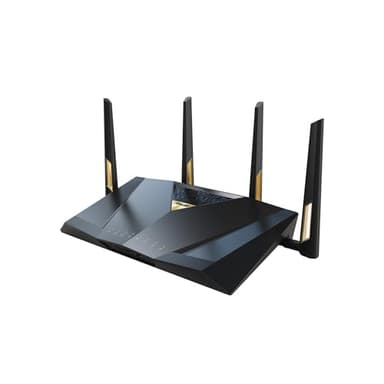 ASUS RT-BE88U Router Dual-band WiFi 7 AiMesh Estendibile, Per Modem Operatore e ONT, 4K-QAM, MLO, Doppia porta 10G, SFP+, 4 porte 2,5G, WAN/LAN 34G, Sicurezza di rete e VPN, Nero
