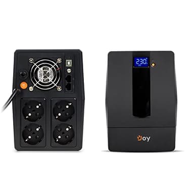 UPS 3000 VA jPlus-U3000VA Line Interactive Gruppo di Continuità con LCD 4 prese sciuco 3000 VA di Potenza display touch e luminoso