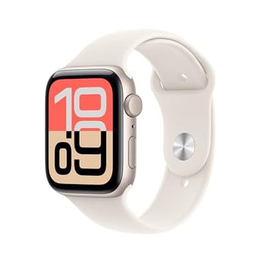 Apple Watch SE 3 GPS, Cassa 44 mm in alluminio galassia con Cinturino Sport galassia - S/M