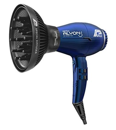 Parlux Pack Alyon con diffusore MagicSense. Asciugacapelli Professionale con Ioni negativi. Potente e Leggero. Made in Italy. Colore Blu notte