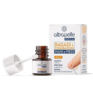 Altrapelle Medical - Ragadi e Fissurazioni Mani e Piedi, Cerotto Liquido per Trattare Ragadi, Screpolature e Piccoli Tagli, Allevia il Dolore, Favorisce la Cicatrizzazione, Facile Applicazione, 7 ml