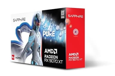 Sapphire PURE Radeon RX 9070 XT AMD 16 GB GDDR6 (Sapphire VGA 16GB RX9070XT PURE GAMING OC 2xHDMI/2xDP PURE A)
