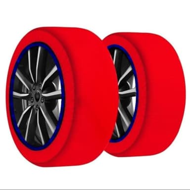 Calze da Neve Omologate Italia EN 16662-1Taglia L in Tessuto 3D Facili e Veloci da Montare Incrementano l'Efficienza dei Sistemi di Sicurezza Lavabili e Riutilizzabili GripX3D