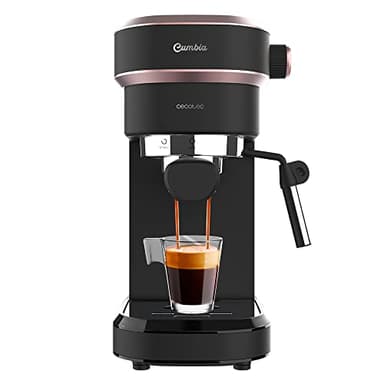 Cecotec Macchina da Caffè Espresso Cafelizzia 890 Rose. Espresso e Cappuccino, 1350 W, Sistema Thermoblock, 20 Bar, Modalità Automatica per 1 O 2 Caffè, Vaporizzatore Orientabile, Capacità 1,2 L