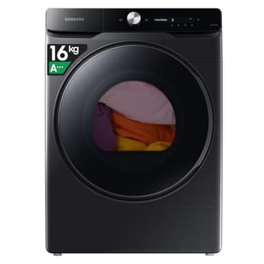 Samsung Asciugatrice DV16DG8600BVU3, 16 kg, Pompa di Calore, Wifi, AI Dry, Programma Igienizzante, Carica Frontale, 68,6L x 98,4H x 84,4P cm