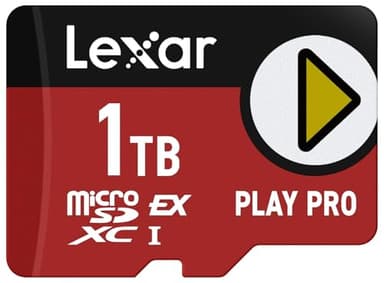 Lexar Scheda microSD Express Play Pro, UHS-I, C10, U3, V30, Full HD, video 4K, fino a 900/600 MB/s, compatibile con Nintendo Switch 2, ASUS ROG Ally, Steam Deck, dispositivi di gioco