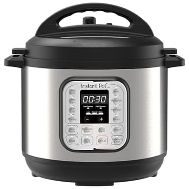 Instant Pot Duo 80 7 in 1 Pentola a Pressione Elettrica/ Vaporiera / Scaldavivande in Acciaio Inossidabile, Adatta a Cucinare Riso, Zuppa, Verdura e Yogurt a Cottura Lenta, 8 L