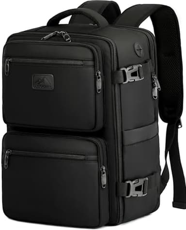 LYNXCHER Zaino Ryanair 40x20x25 da Viaggio Aereo Bagaglio a Mano 20L per Uomo e Donna Borsa da Cabina 14 Pollici Porta PC Nero