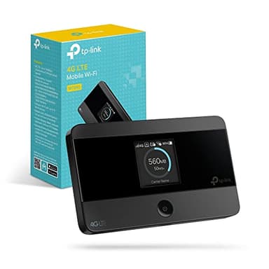 TP-Link M7350 Saponetta WiFi Portatile 4G LTE Cat4, Visualizzazione Sullo Schermo, Router WiFi con SIM, Router 4G, Modem 4G, Batteria Ricaricabile 2000mAh, Facile da Usare