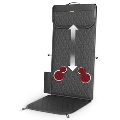 medisana MC 700 sedile massaggiante Shiatsu, massaggiatore per schiena, collo, spalle, tappetino massaggiante extra sottile e leggero con calore, utilizzabile da sdraiati e da seduti