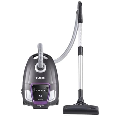 EUREKA NEN300 Aspirapolvere a sacco 700W Ultra Silenzioso 62 dB(A), con Filtro Igienico e Bocchetta per Pavimenti (Parquet, Moquette, Piastrelle), 2L, Potente per Tutti i Pavimenti