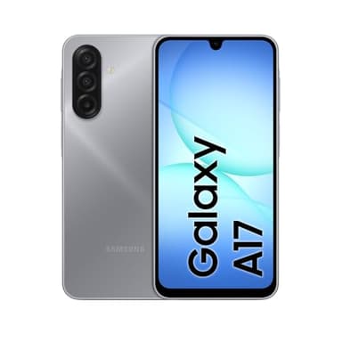 Samsung Galaxy A17, 3 anni di Garanzia del produttore, Android 15, Display Super AMOLED 6.7", 4GB RAM, 128GB, Batteria 5.000 mAh, Resistenza IP54, Memoria espandibile, Gray [Versione Italiana]