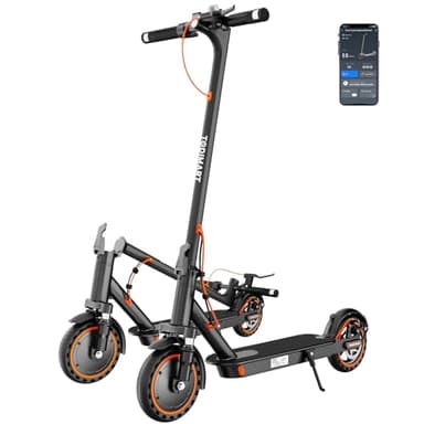 T6S Monopattino Elettrico Adulto - Ultraleggero, Ammortizzazione a Molla, Indicatori di Svolta, Potenza 350W, 35KM di Autonomia, 25 Km/h, e App, 8.5" Pneumatici Solidi, Pieghevole Scooter