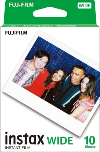 INSTAX WIDE FILM EU 10/PK - Confezione da 10 Foto, Bordo Bianco, 10 colpi