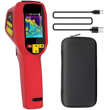 BSIDE HX1 Termocamera Infrarossi Alta Risoluzione 240 x 240 Termocamera Portatile con Frequenza di Aggiornamento 25Hz 15 Palette Colori -4°F a 1022°F per Casa Perdite Acqua Tubi Elettronica