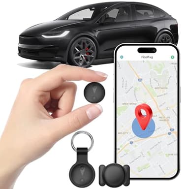 GPS Tracker Per Auto,Localizzatore GPS Per Auto Nascosto,Localizzatore Con APP Find Tag,Localizzatore Senza Sim,Compatibile Con iOS E Android,Per Veicoli, Animali Domestici E Bagagli-Nero