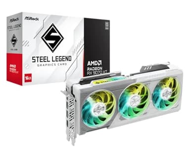 Asrock VGA RX9070XT SL 16G,AMD,RX9070XT,16GB,GDDR6,256BIT,2HDMI+2DP (3 ventole)
